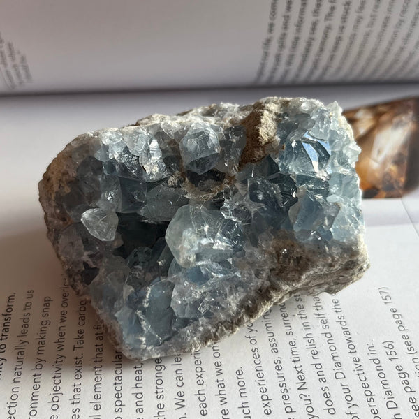 Celestite Cluster - Spiritual Guidance & Mental Clarity