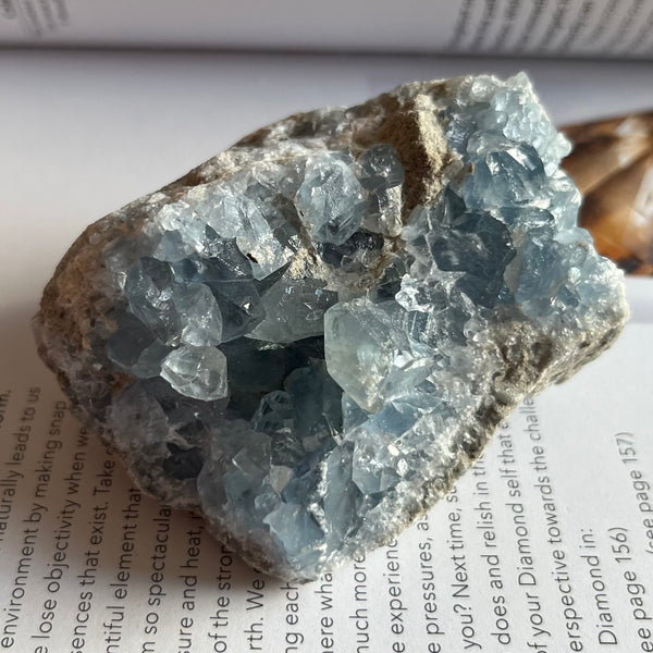 Celestite Cluster - Spiritual Guidance & Mental Clarity