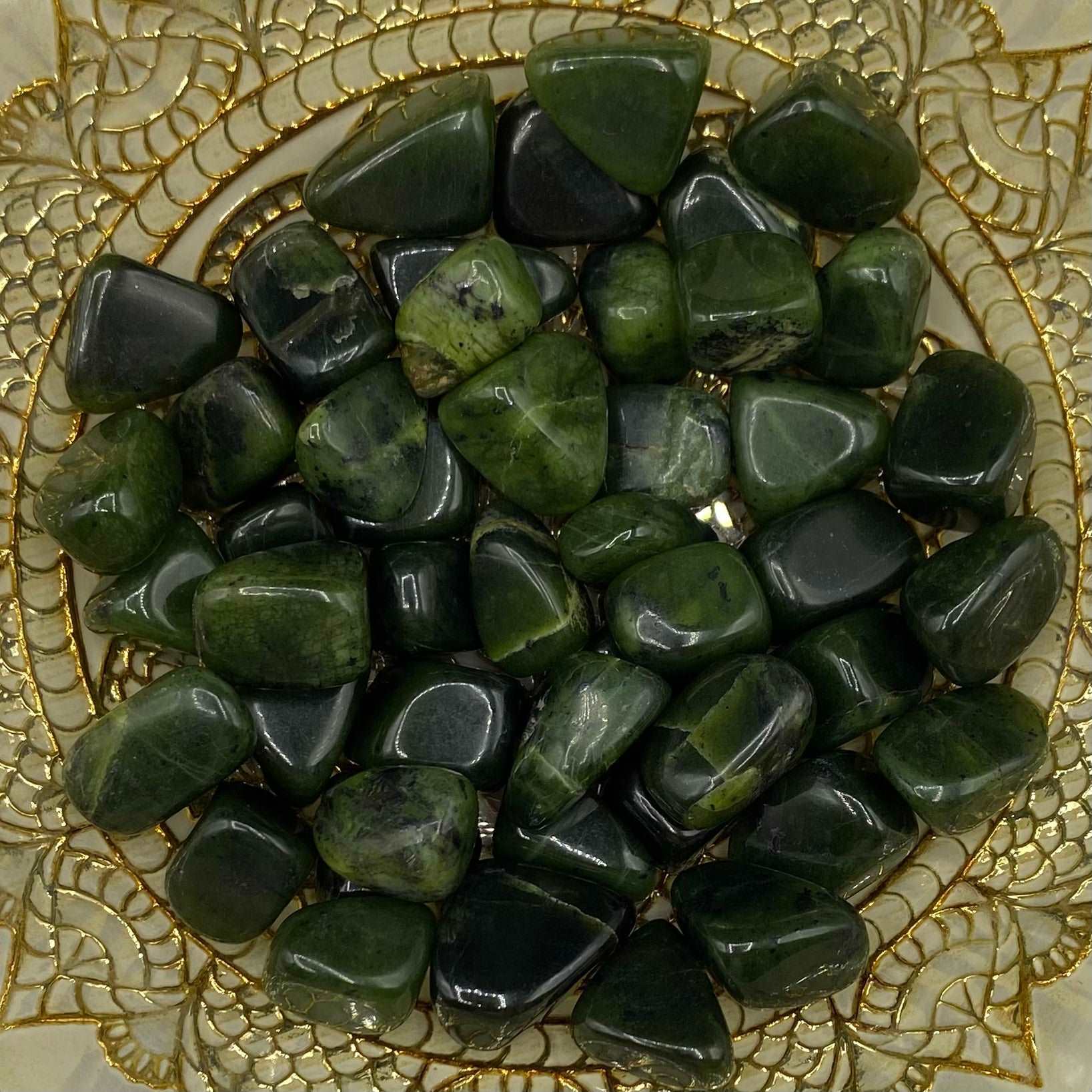 Jade Tumblestones - Emotional Stability & Relationships BD Crystals