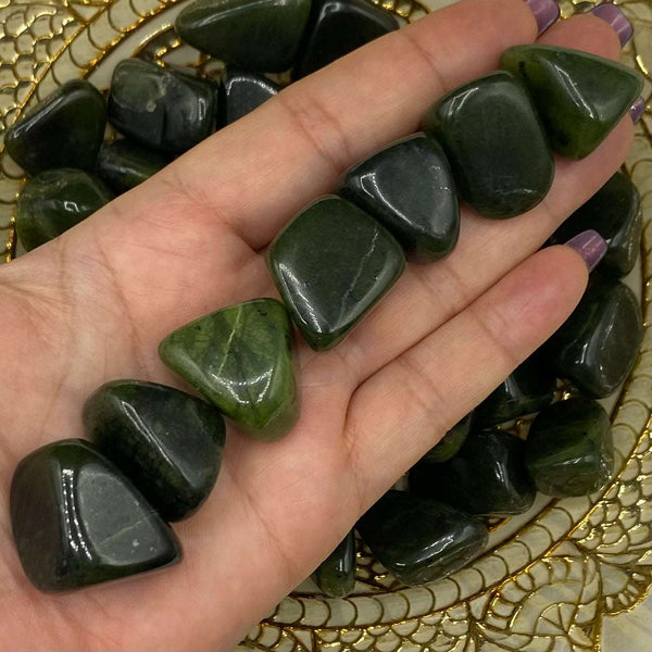 Jade Tumblestones - Emotional Stability & Relationships BD Crystals