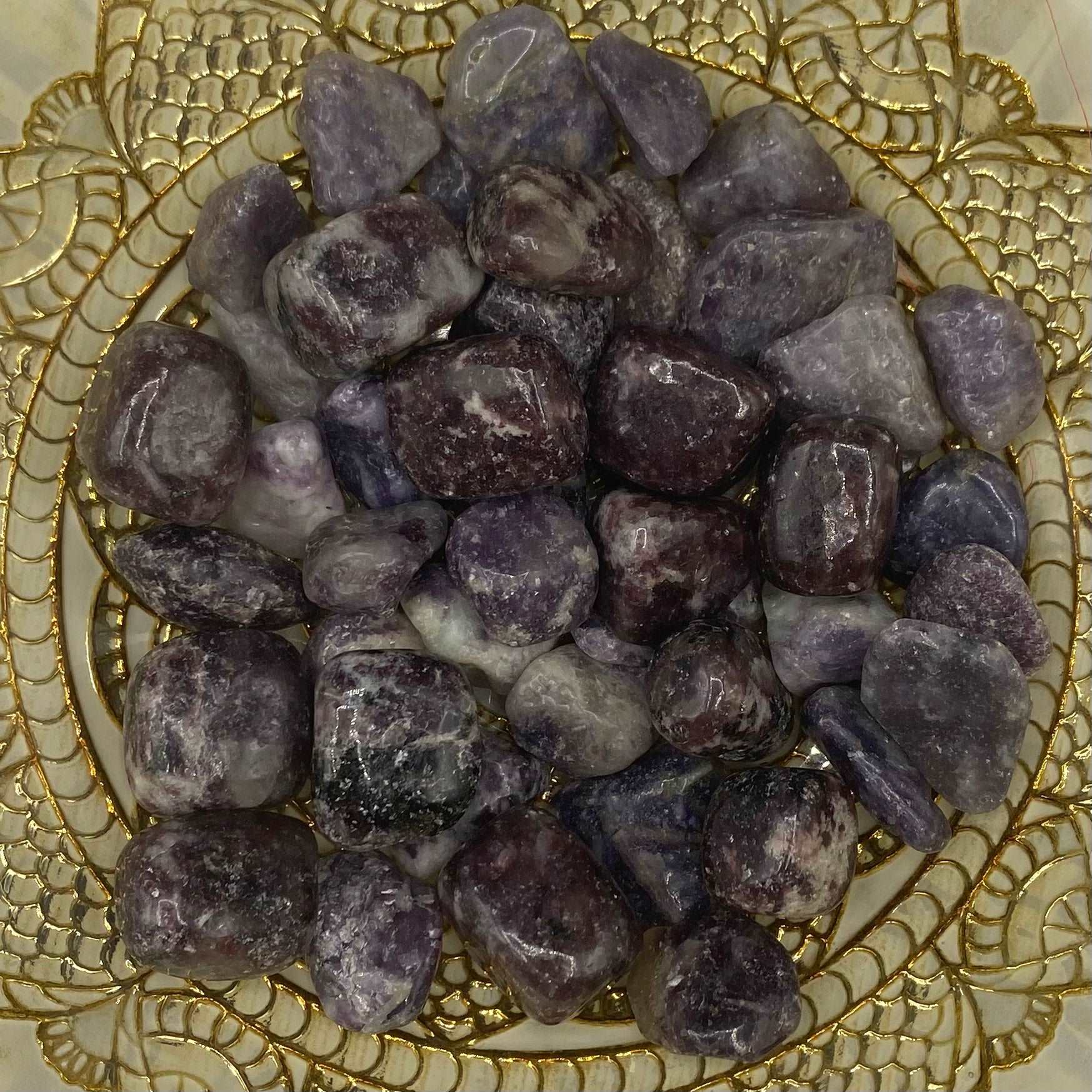 Lepidolite Tumblestones BD Crystals