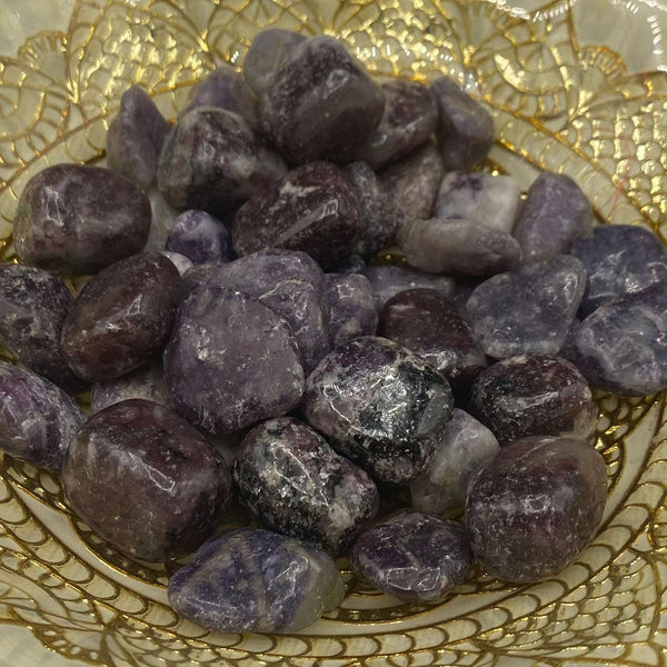 Lepidolite Tumblestones BD Crystals