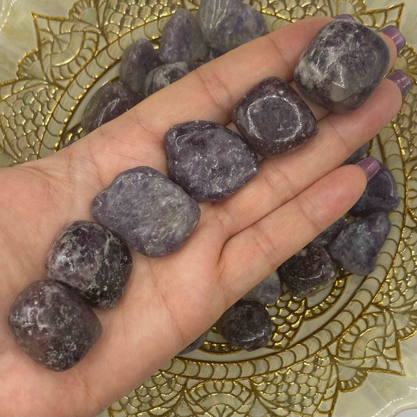 Lepidolite Tumblestones BD Crystals