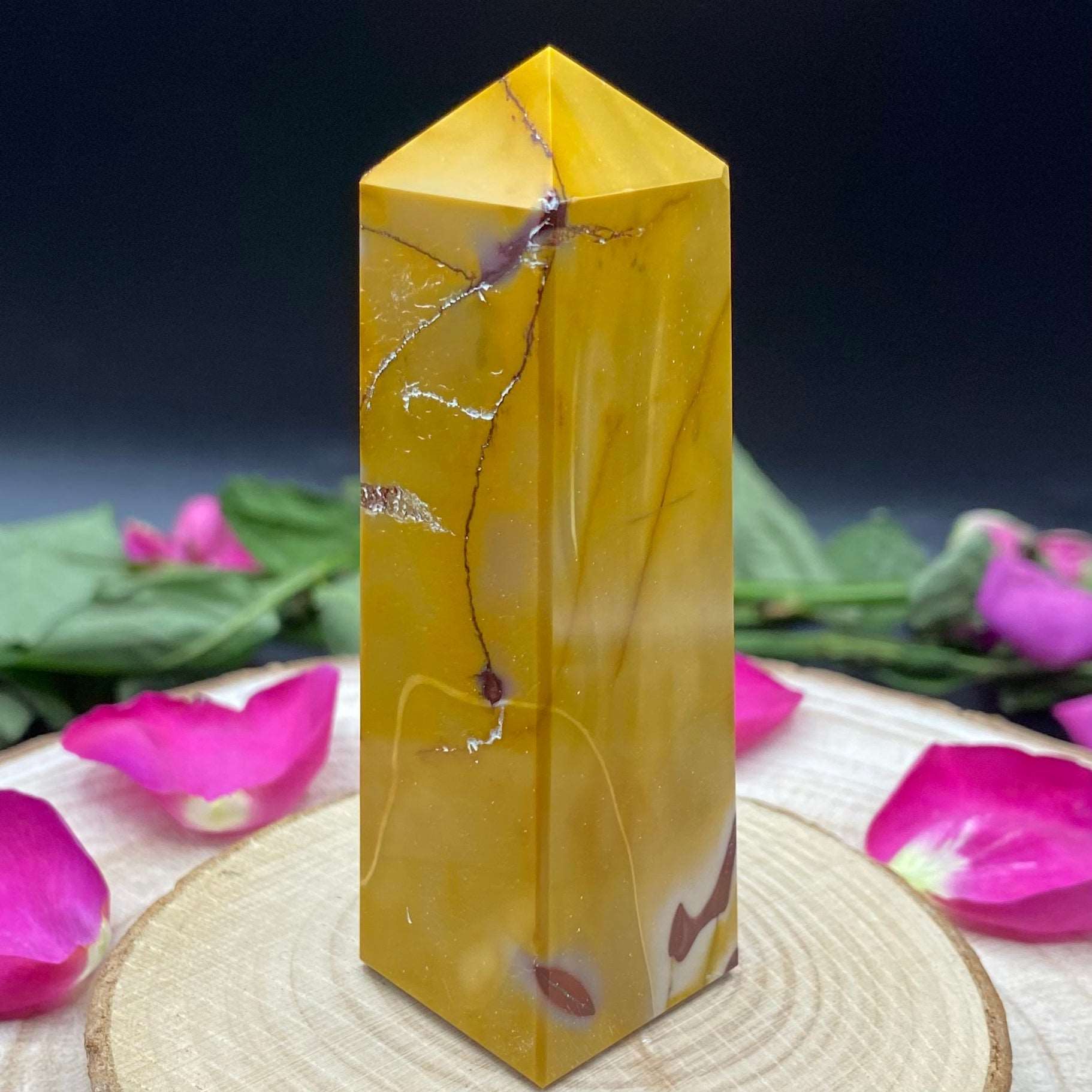 Mookaite Obelisk - Ancestrality & Vitality BD Crystals