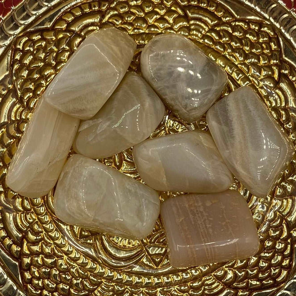 Moonstone Tumblestones - Intuition & Clairvoyance BD Crystals