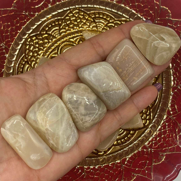 Moonstone Tumblestones - Intuition & Clairvoyance BD Crystals