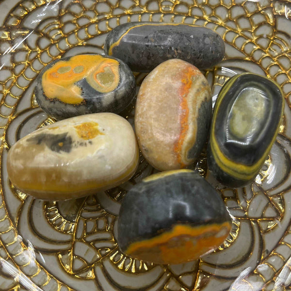 Bumblebee Jasper Tumblestones