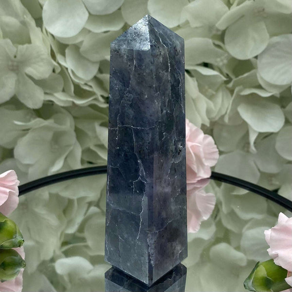 Iolite (Water Saphire) Obelisk - Psychic Abilities & Self-Awareness