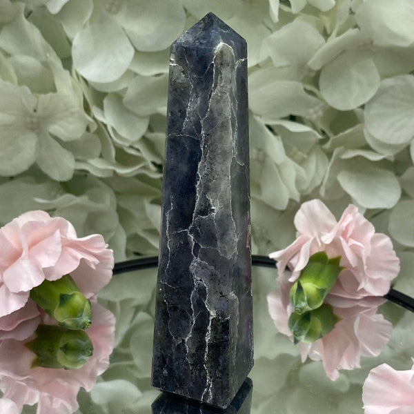 Iolite (Water Saphire) Obelisk - Psychic Abilities & Self-Awareness