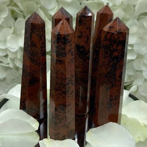 Mahogany Obsidian Point - Grounding & Protection