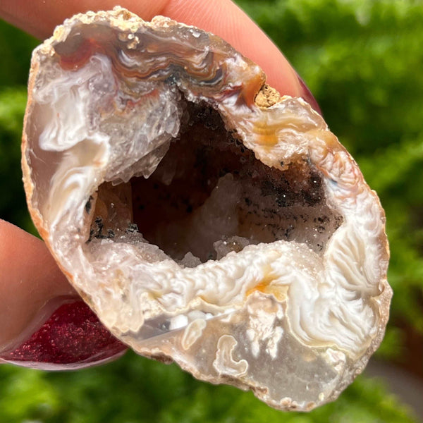 Crystal Oco Agate Druzy Geode Halves