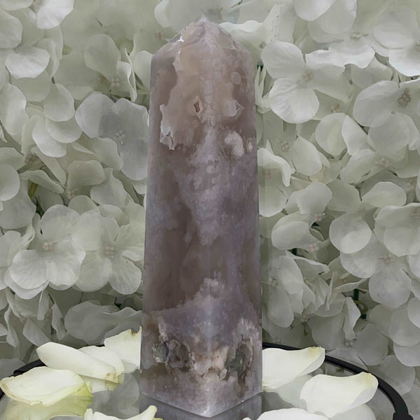 Flower Agate Point - Creativity & Self-Discovery