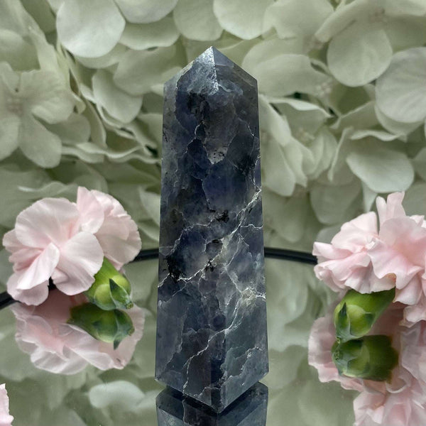 Iolite (Water Saphire) Obelisk - Psychic Abilities & Self-Awareness