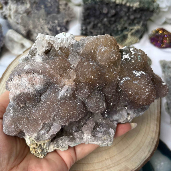 Flower Amethyst Druzy Cluster