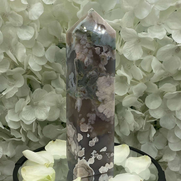 Flower Agate Point - Creativity & Self-Discovery