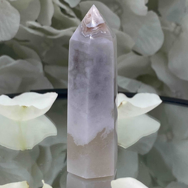 Flower Agate Point - Creativity & Self-Discovery