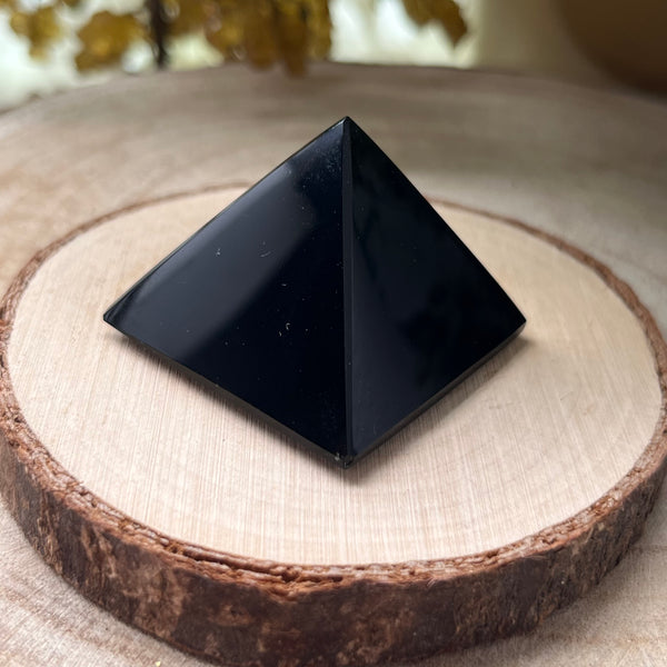 Black Obsidian Pyramid