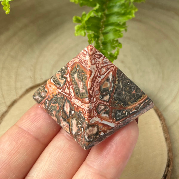 Leopard Skin Jasper Pyramid - Success & Prosperity