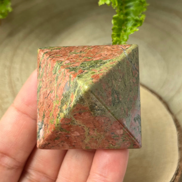 Unakite Pyramid - Vision & Spiritual Transformation