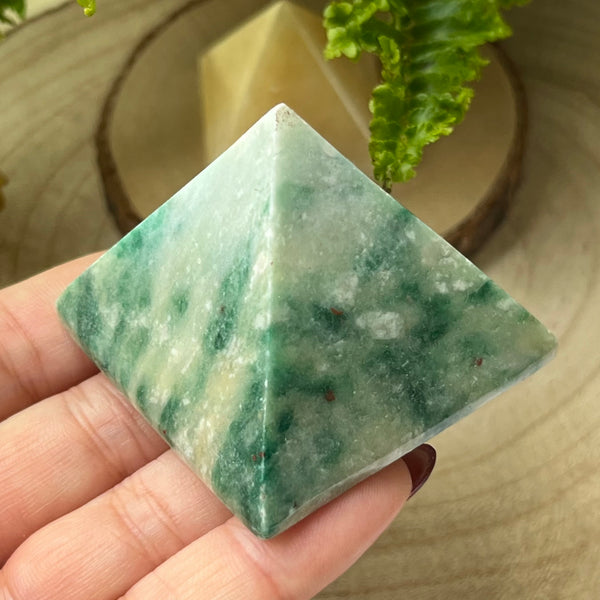 Fuchsite Pyramid