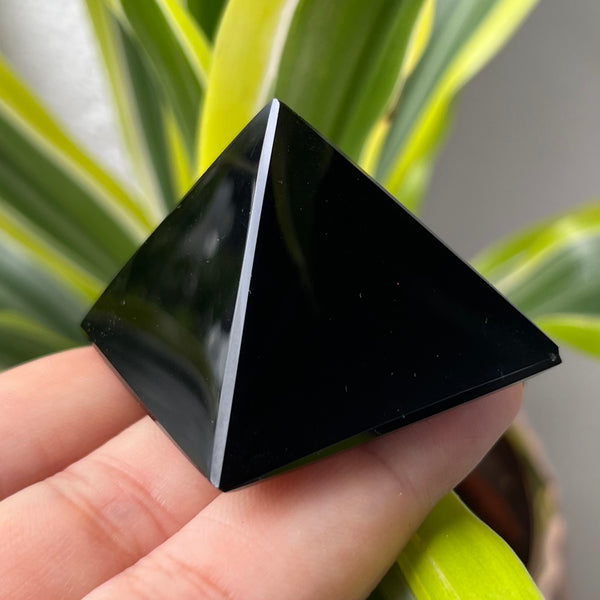 Black Obsidian Pyramid