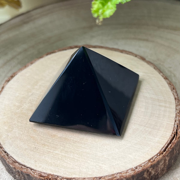 Black Obsidian Pyramid