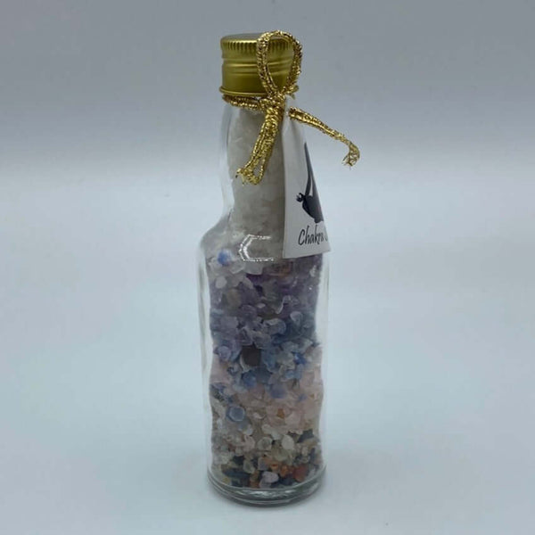 7 Chakras Gemstone Chips Bottle BD Crystals