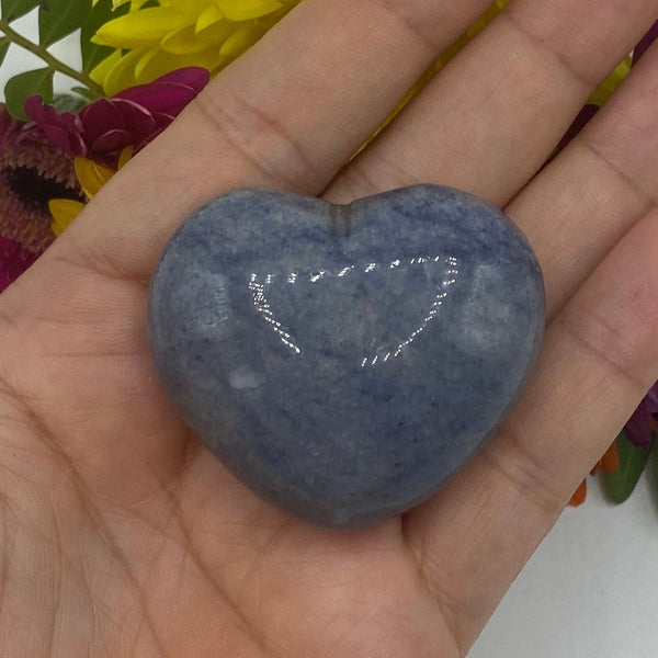 Blue Quartz Heart - Harmony & Communication BD Crystals