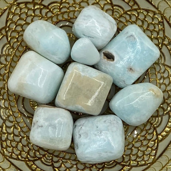 Caribbean Calcite Tumblestones BD Crystals