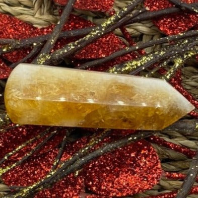 Citrine Massage Point Wand - Abundance & Success BD Crystals