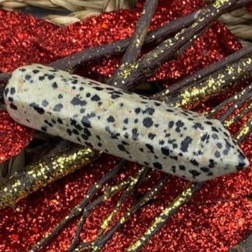 Dalmatian Jasper Wand - Joy & Lightness BD Crystals