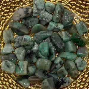 Emerald Tumblestones - Rejuvenation & Good Relationships BD Crystals