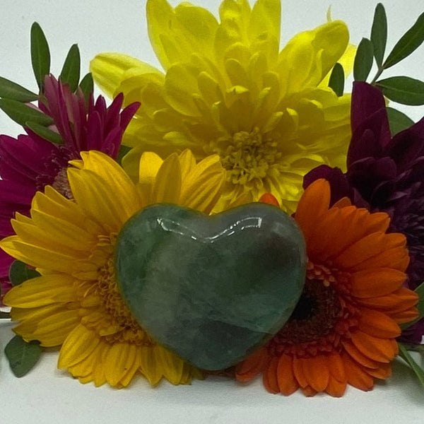 Fluorite Heart - Intuition & Protection BD Crystals