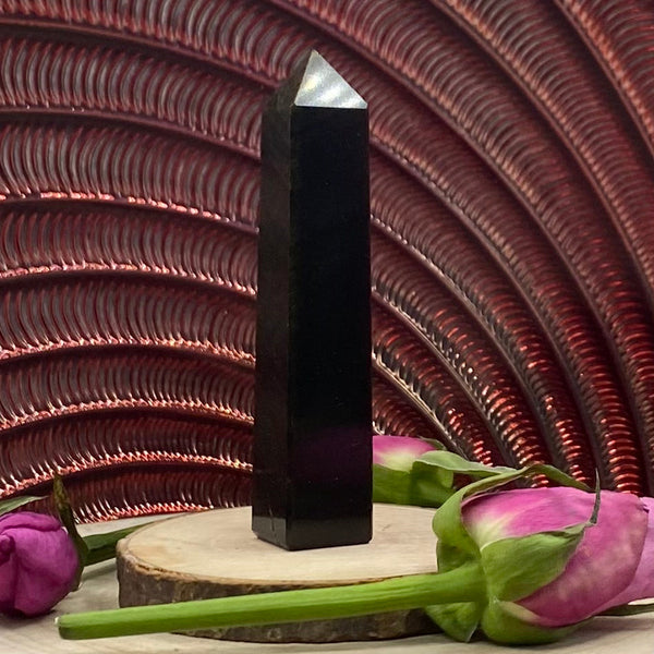 Gold Sheen Obsidian Obelisk BD Crystals