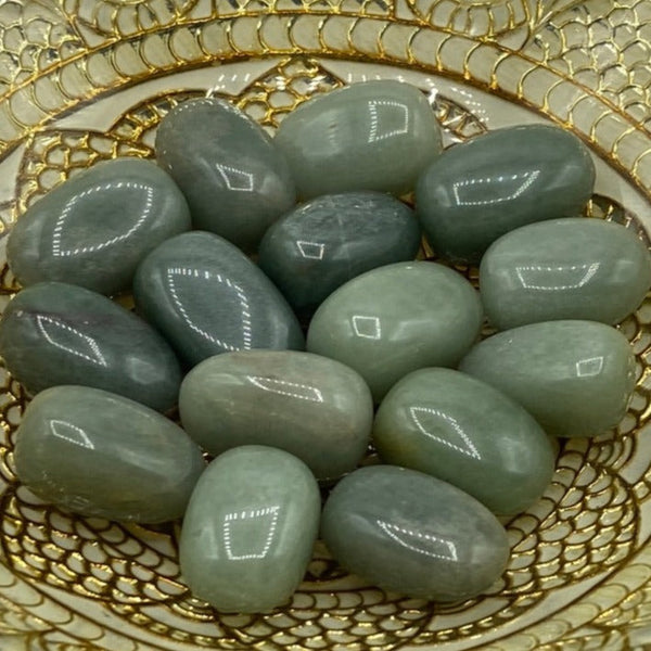 Green Aventurine Tumblestones - Abundance & & Good Fortune BD Crystals