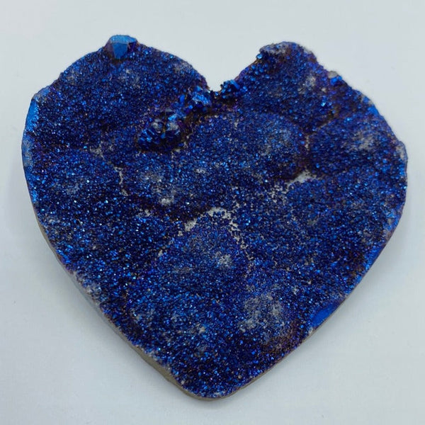 Mystic Druzy Titanium Coated Heart BD Crystals