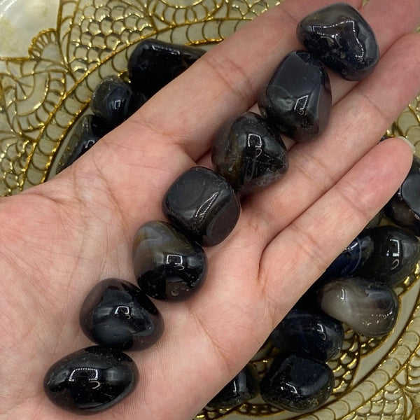 Natural Agate Tumblestones - Balance & Harmony BD Crystals