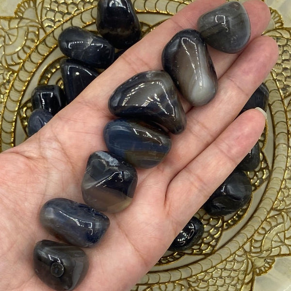 Natural Agate Tumblestones - Balance & Harmony BD Crystals