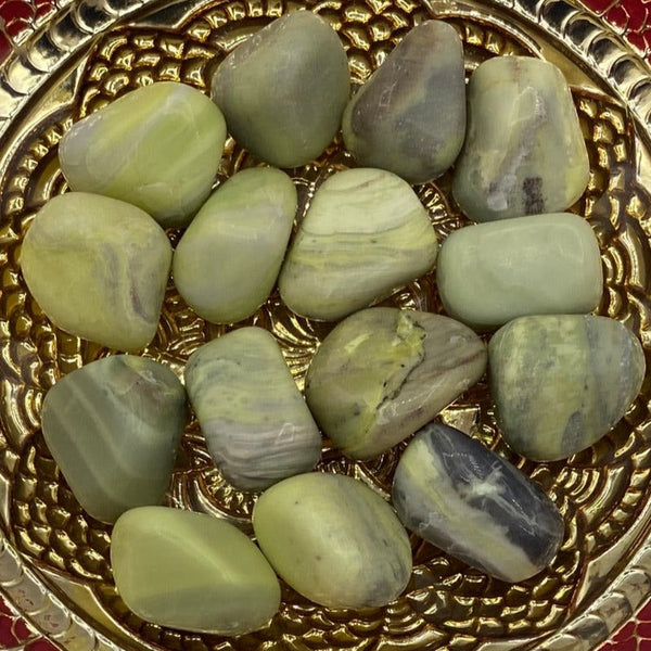 New Jade (Serpentine) Tumblestones - Balance & Vitality BD Crystals