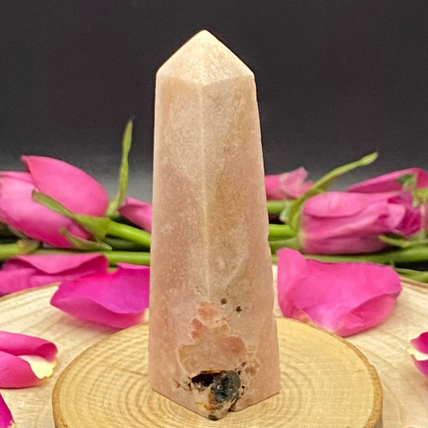 Pink Amethyst Obelisk - Emotional Healing & Wisdom BD Crystals