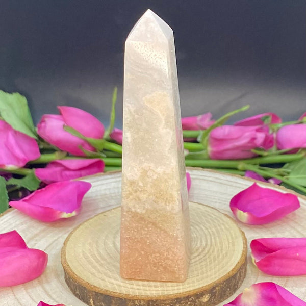 Pink Amethyst Obelisk - Emotional Healing & Wisdom BD Crystals