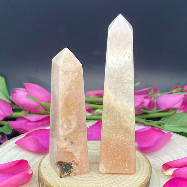 Pink Amethyst Obelisk - Emotional Healing & Wisdom BD Crystals