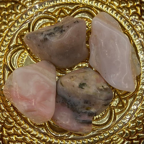 Pink Opal Tumblestones BD Crystals