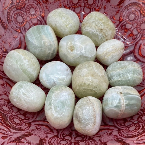 Pistachio Himalayan Calcite Tumblestones BD Crystals