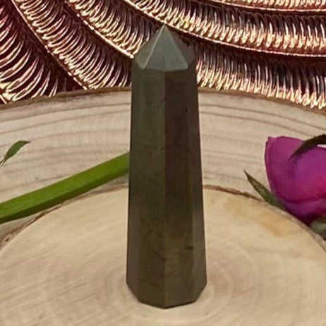 Pyrite Polished Point - Success & Prosperity BD Crystals