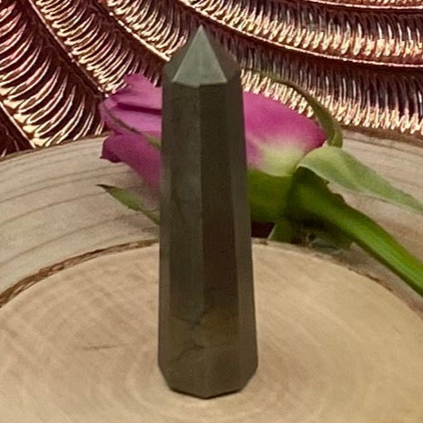 Pyrite Polished Point - Success & Prosperity BD Crystals