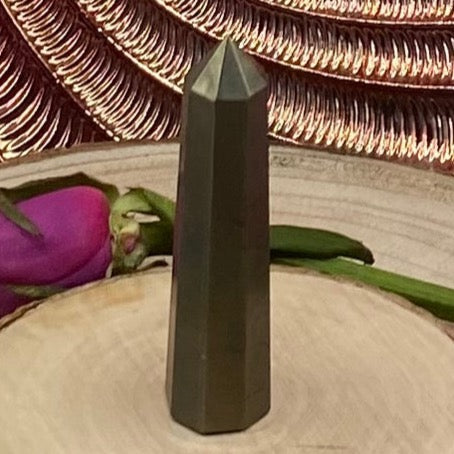 Pyrite Polished Point - Success & Prosperity BD Crystals