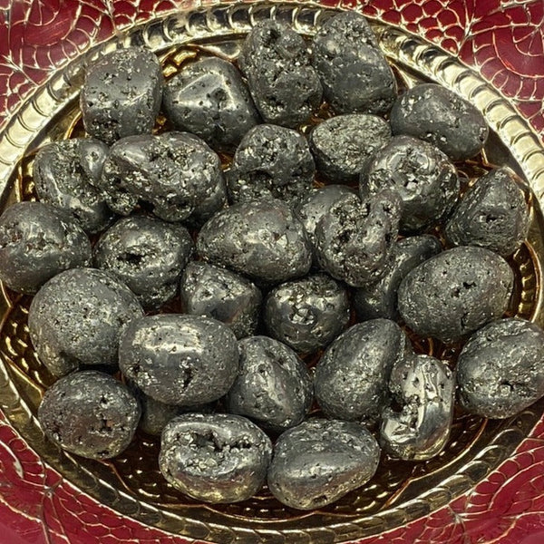 Pyrite Tumblestones - Success & Prosperity BD Crystals