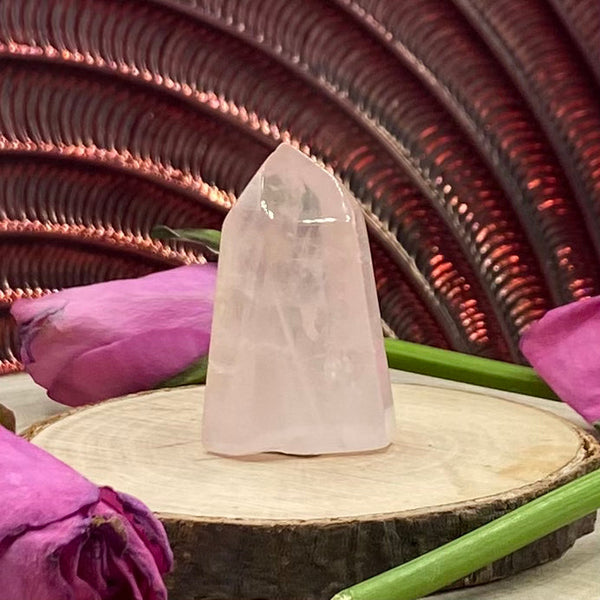 Rose Quartz Polished Point - Unconditional Love BD Crystals