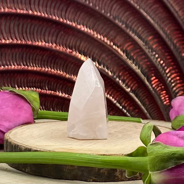 Rose Quartz Polished Point - Unconditional Love BD Crystals